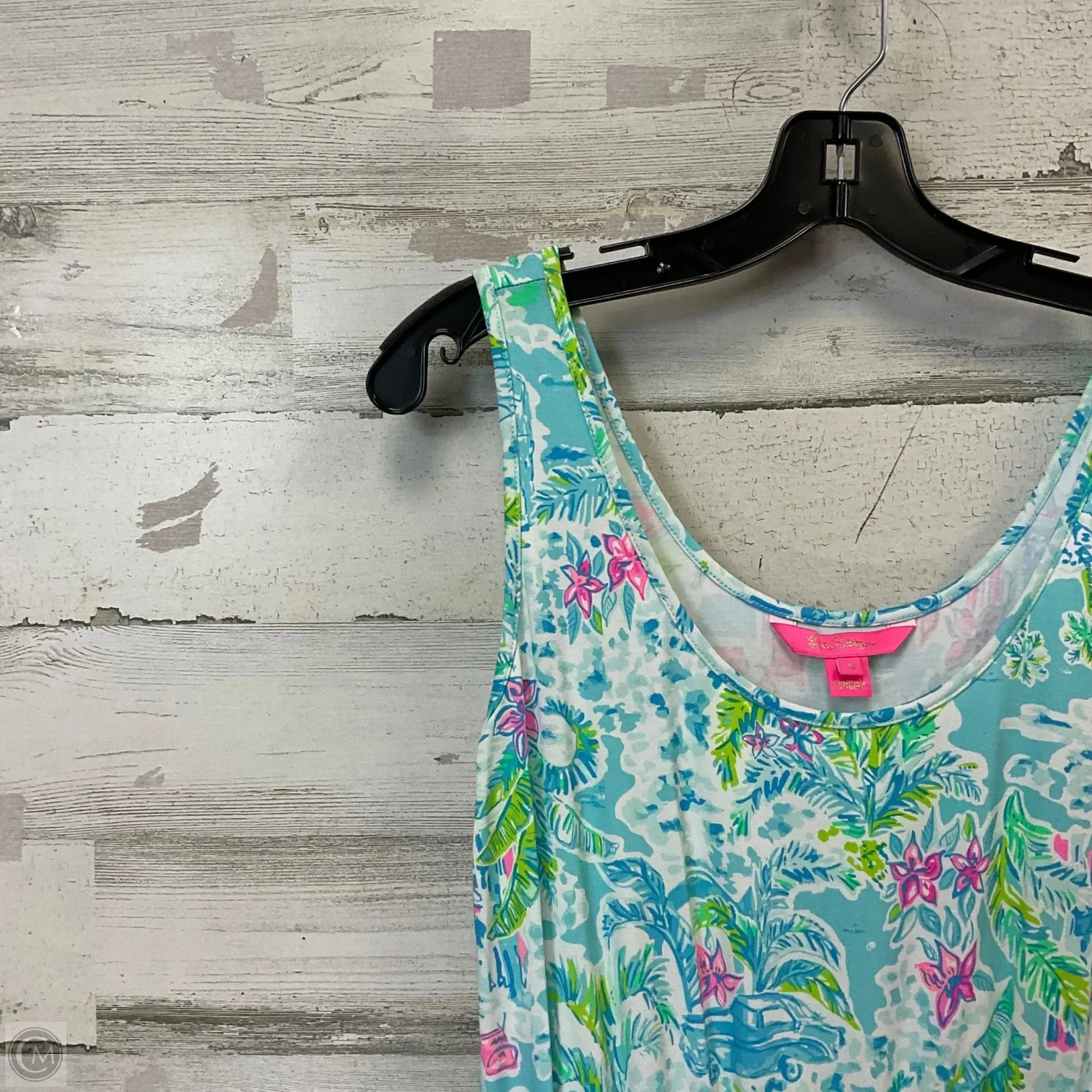 Romper By Lilly Pulitzer In Blue & Green, Size: S