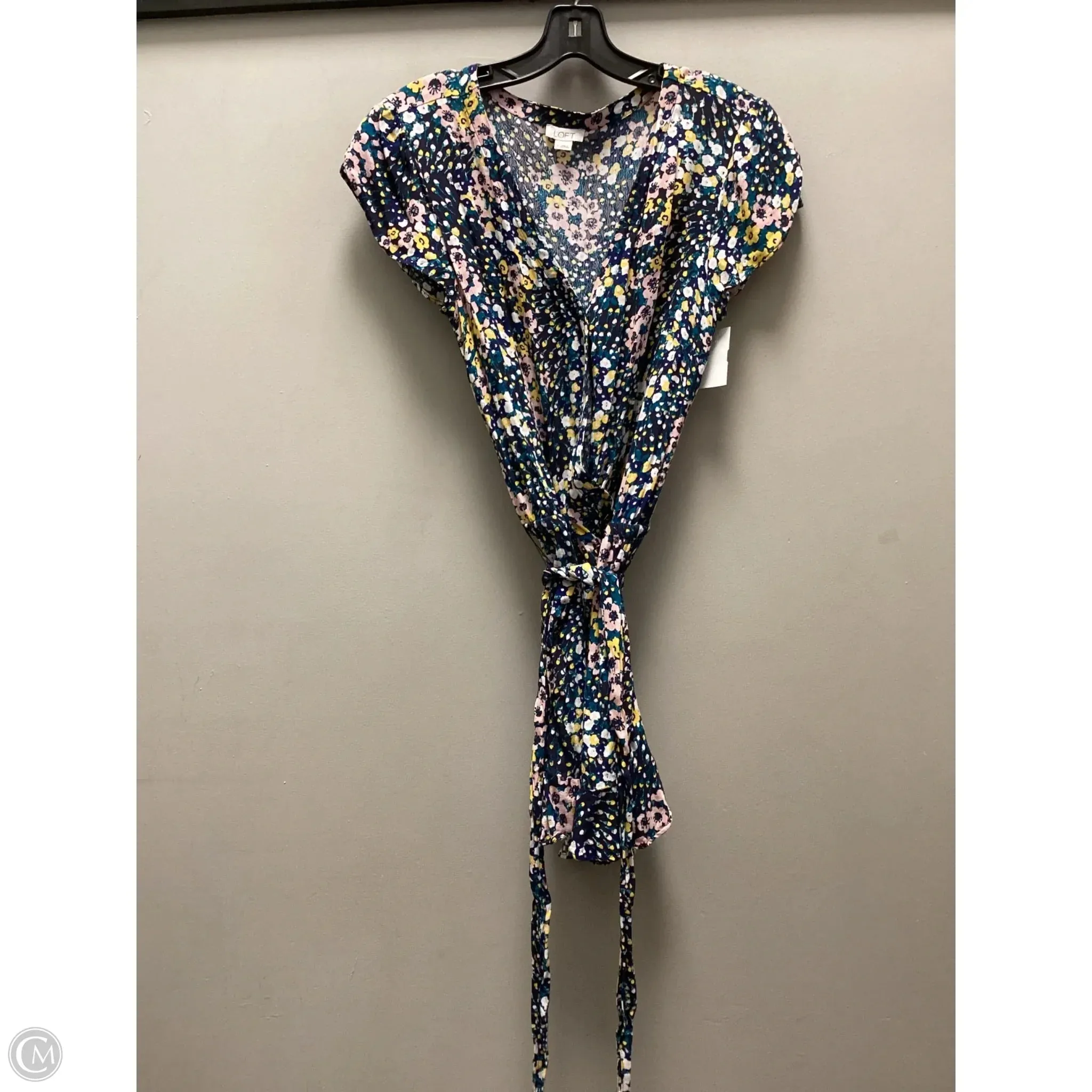 Romper By Loft In Blue & Pink, Size: S