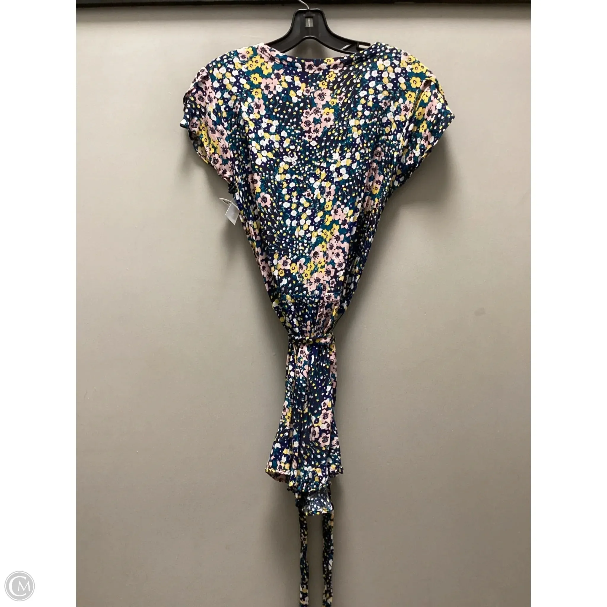Romper By Loft In Blue & Pink, Size: S