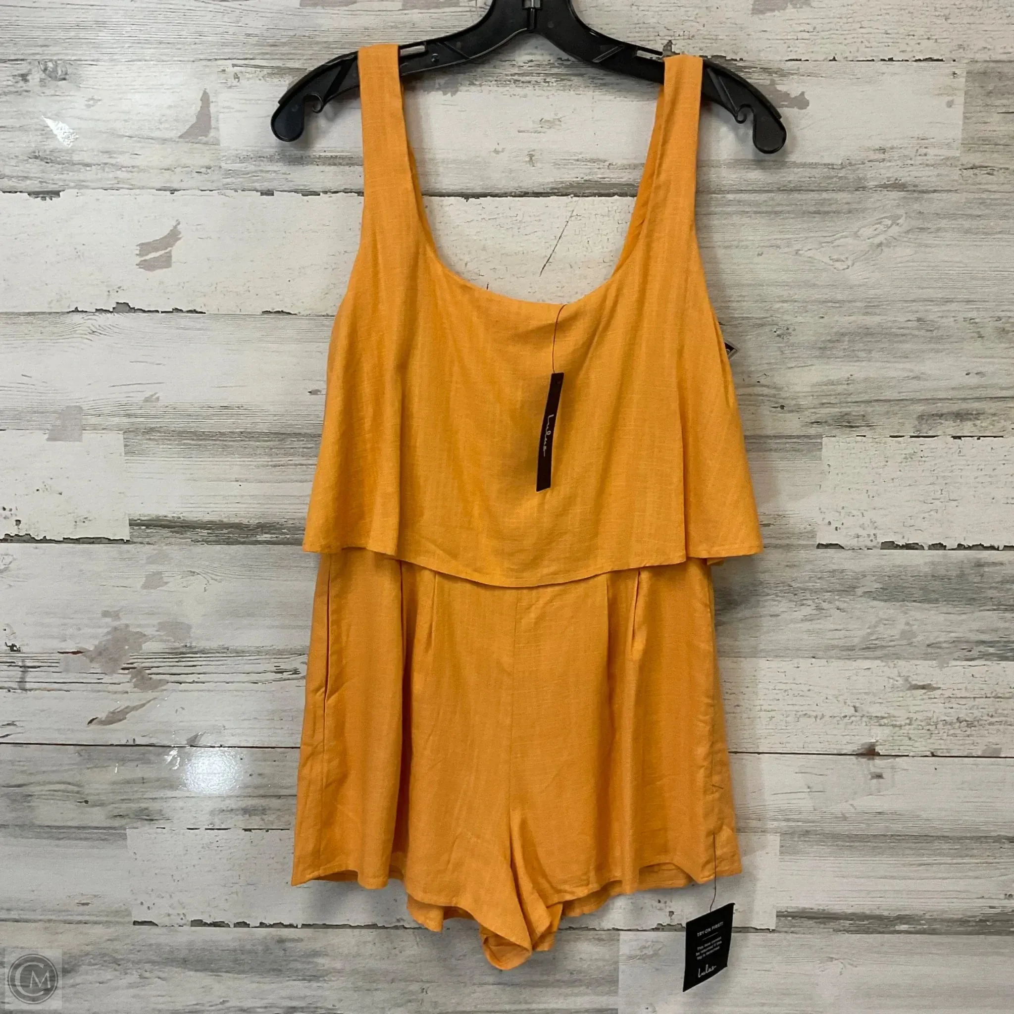 Romper By Lulus In Orange, Size: S