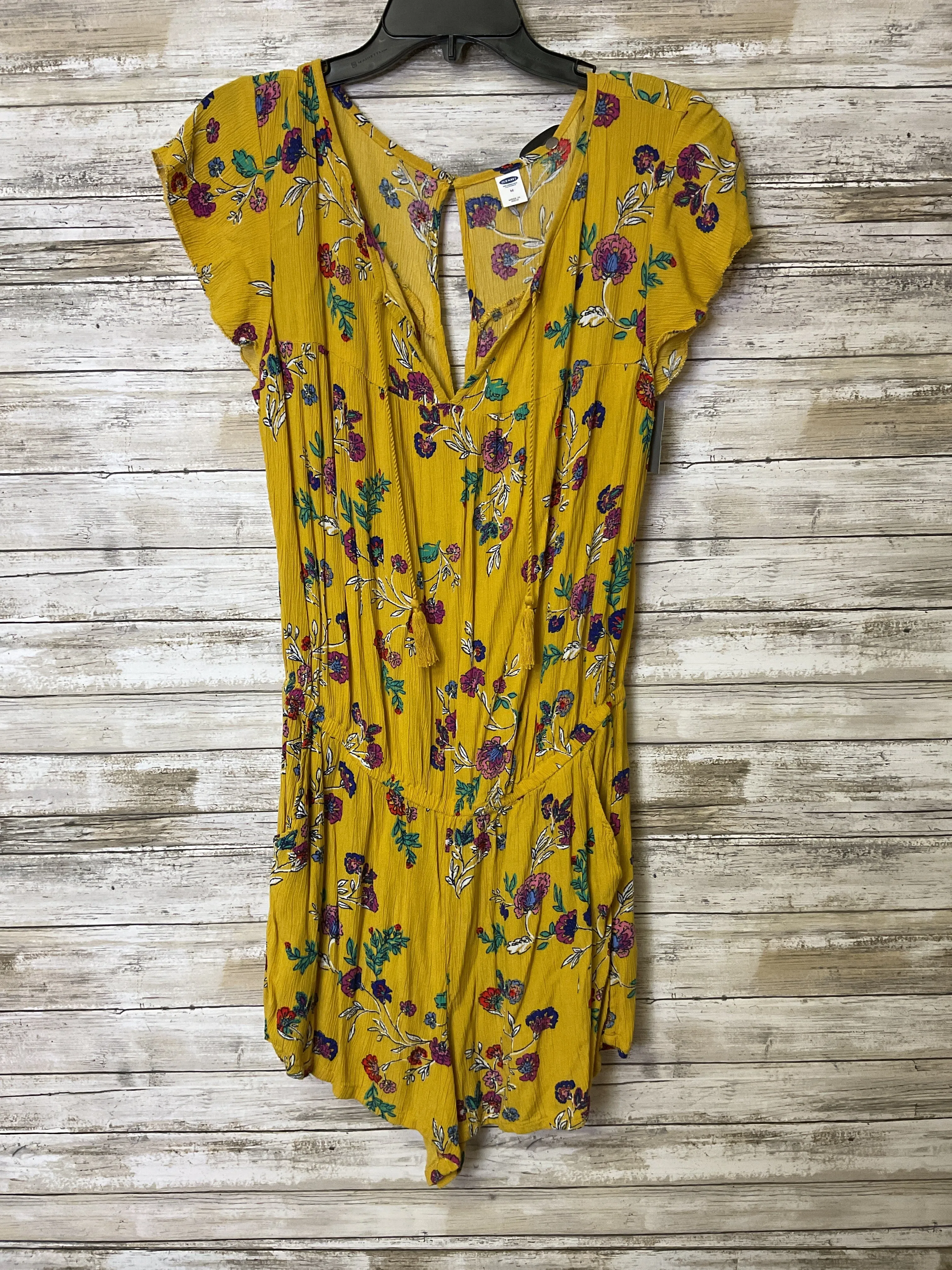 Romper By Old Navy In Yellow, Size:M