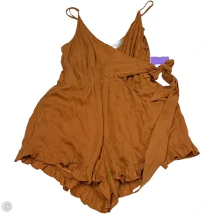 Romper By Vestique In Orange, Size: S