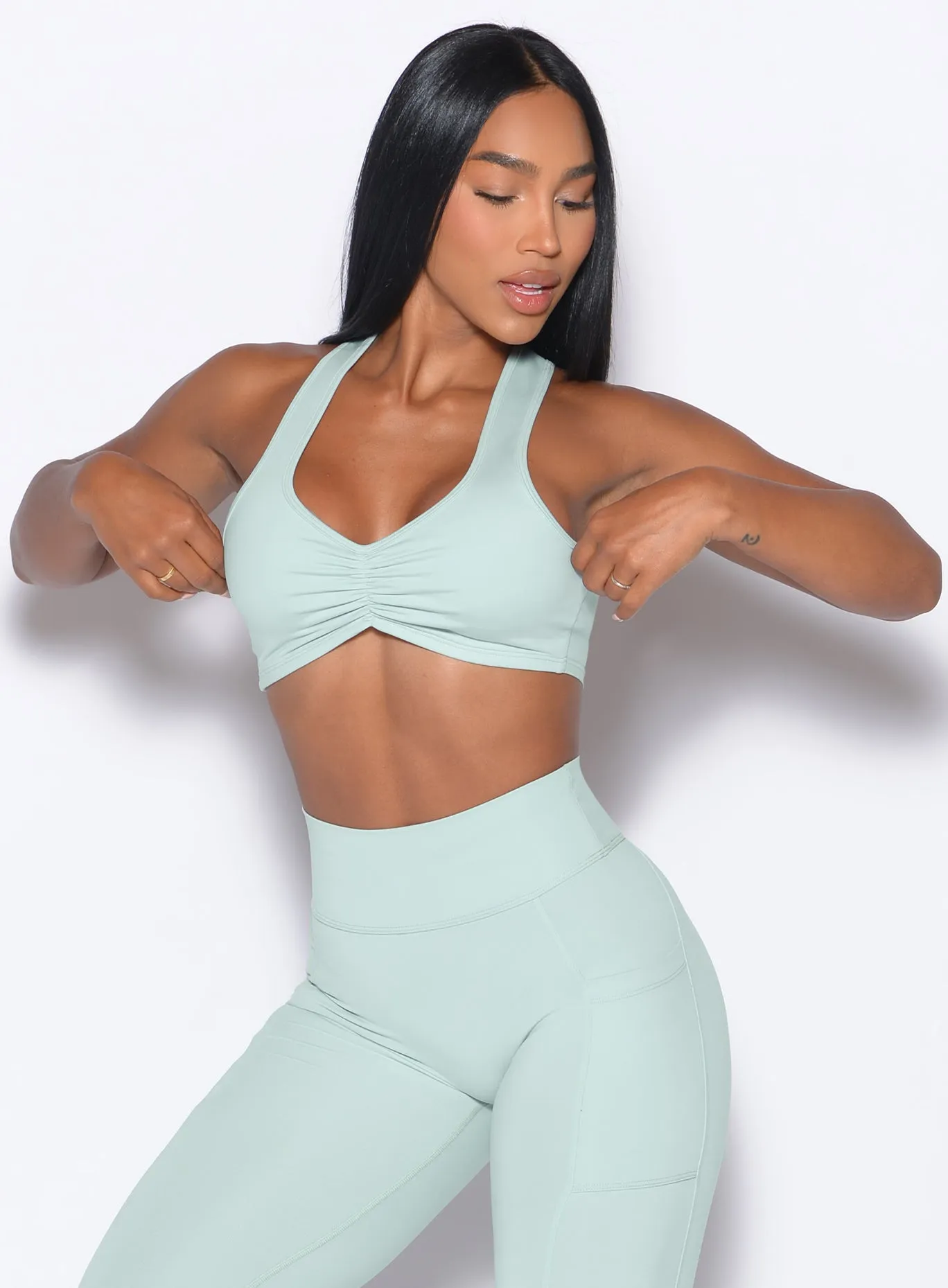 Scrunch Tank Bra Bombshell