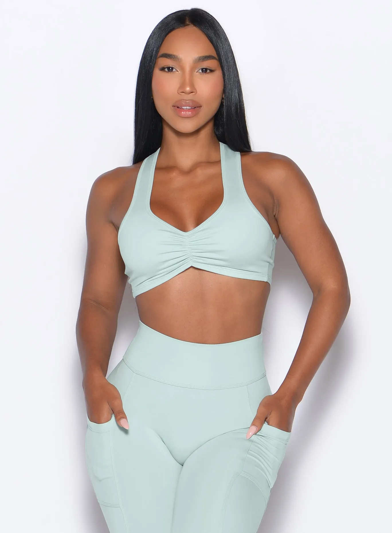 Scrunch Tank Bra Bombshell