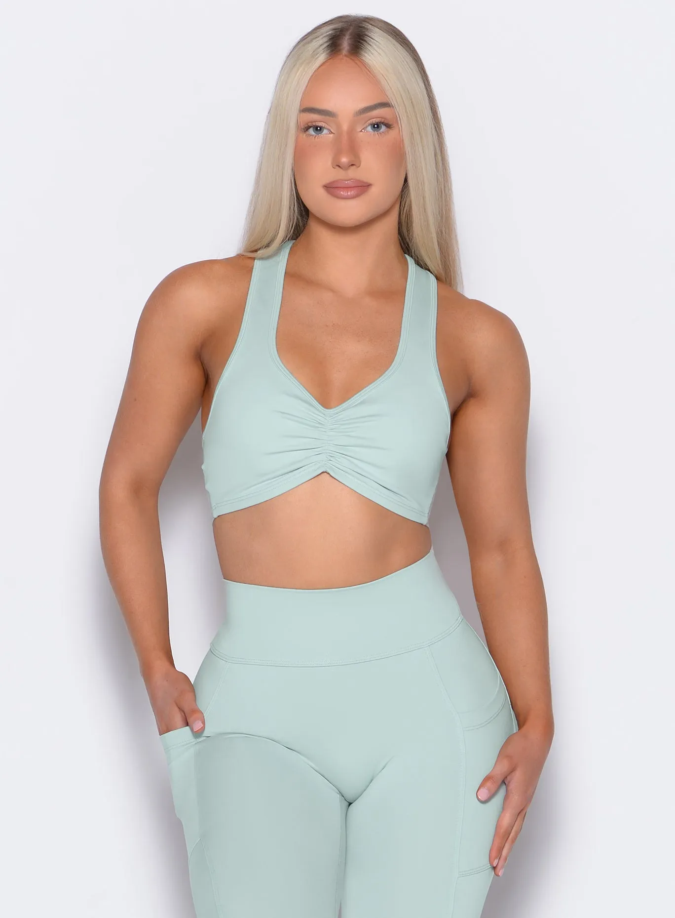 Scrunch Tank Bra Bombshell