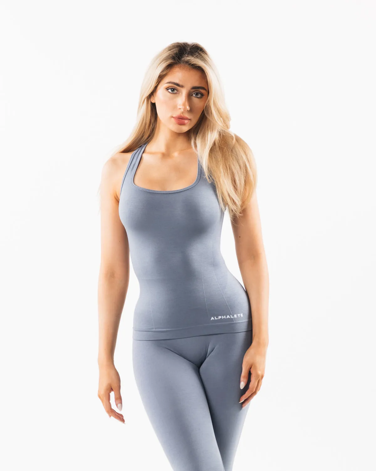Seamless Racerback Tank - Still Water Alphalete Athletics