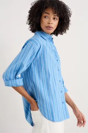 Seasalt Sea Path Oversized Poplin Shirt