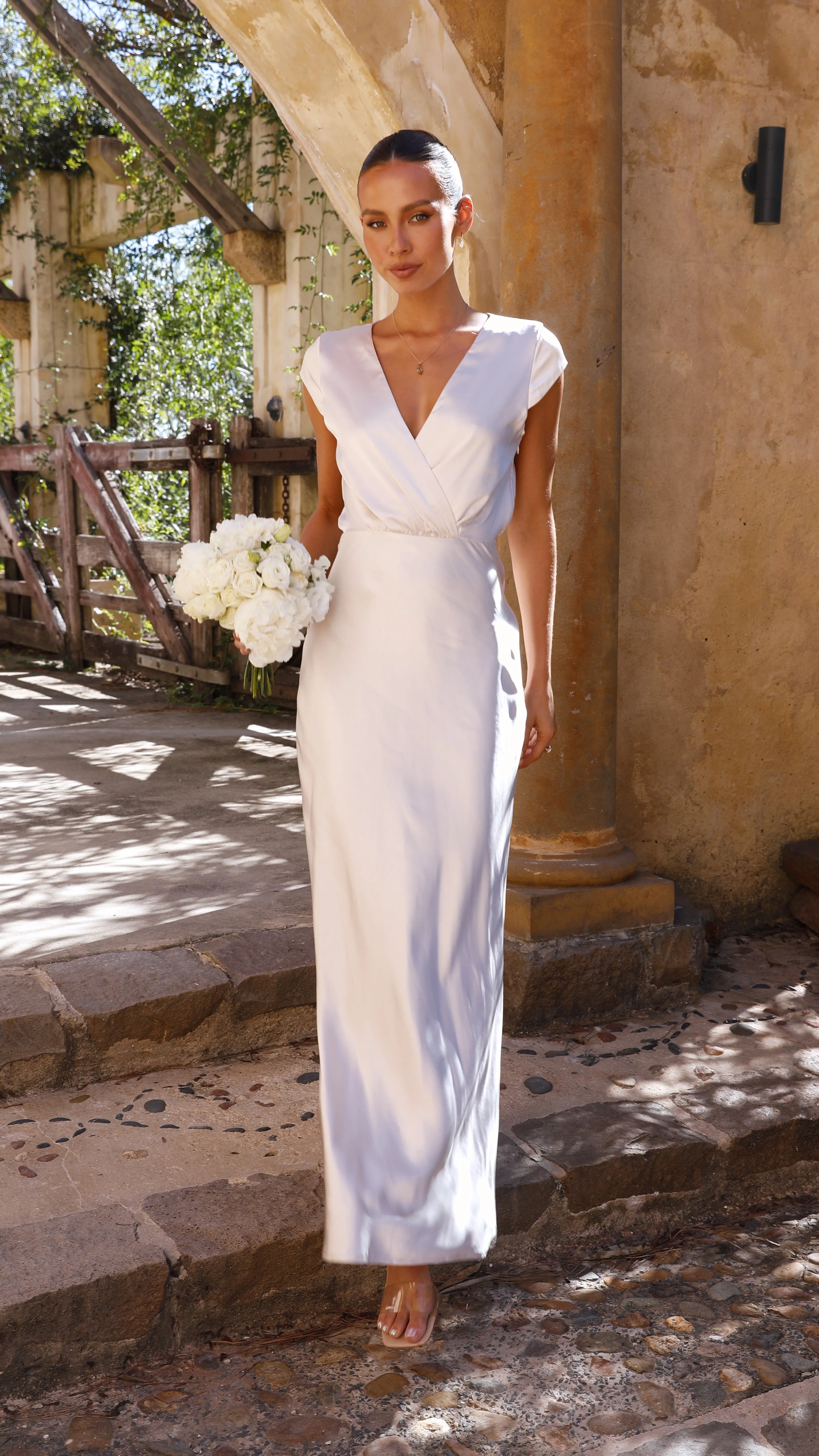 Selma Maxi Dress - Champagne Billy J