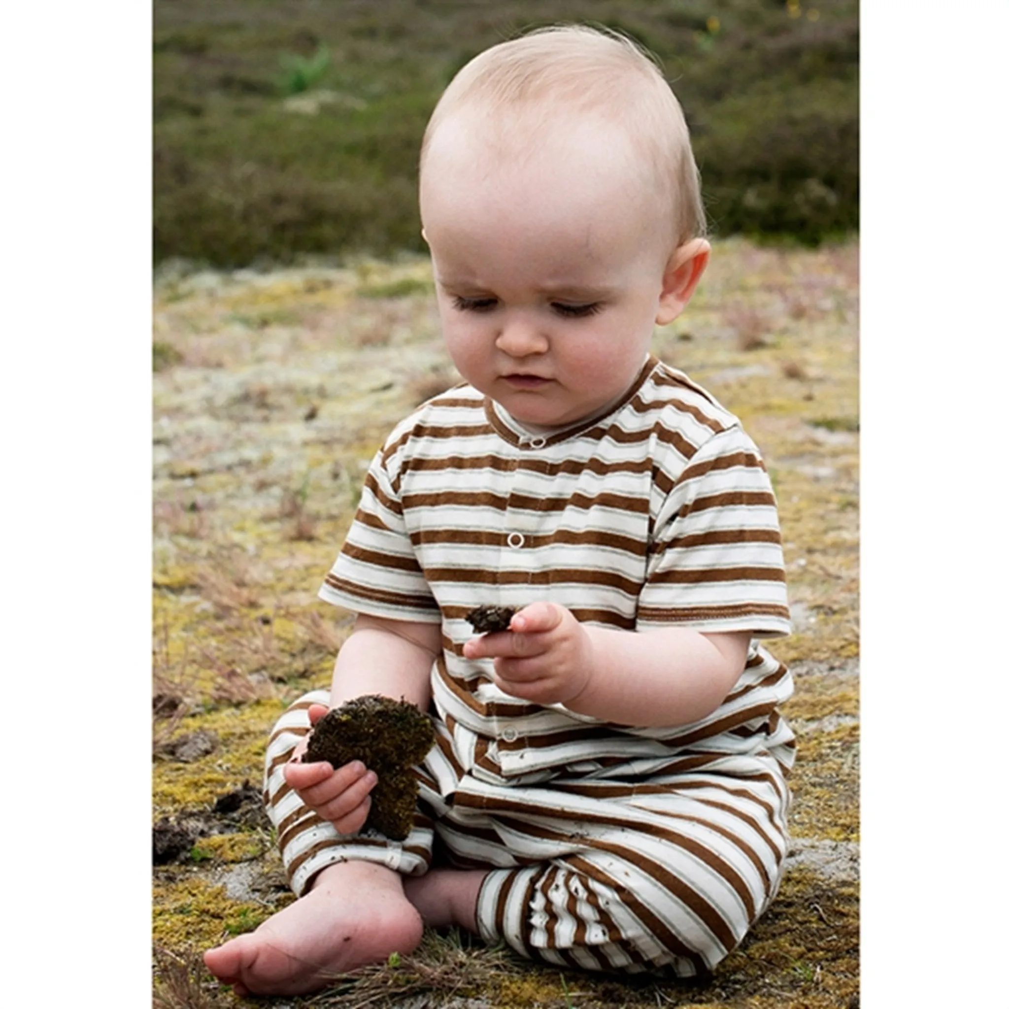 Serendipity Caramel Sage Baby Jesey Pocket Suit