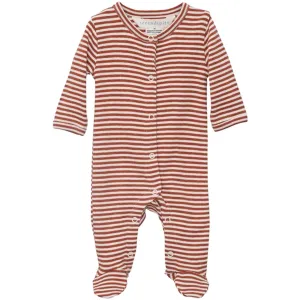 Serendipity Newborn Rust/Offwhite Stripe Suit