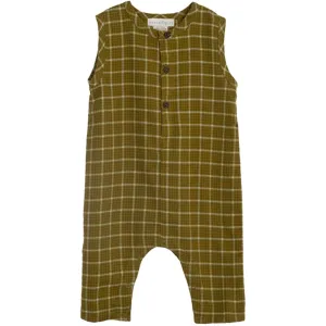 Serendipity Olivechecks Baby Brushed Suit
