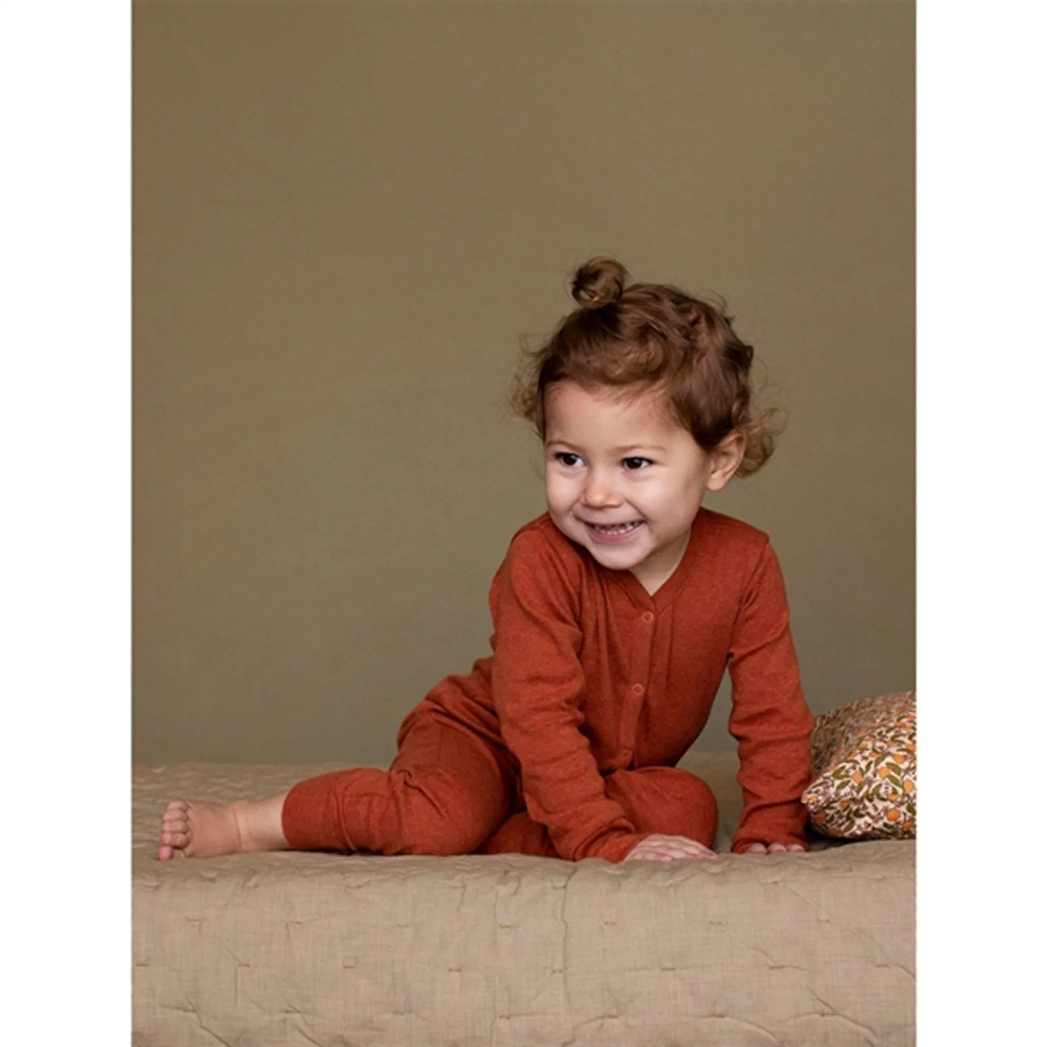Serendipity Rust Rib Baby Suit