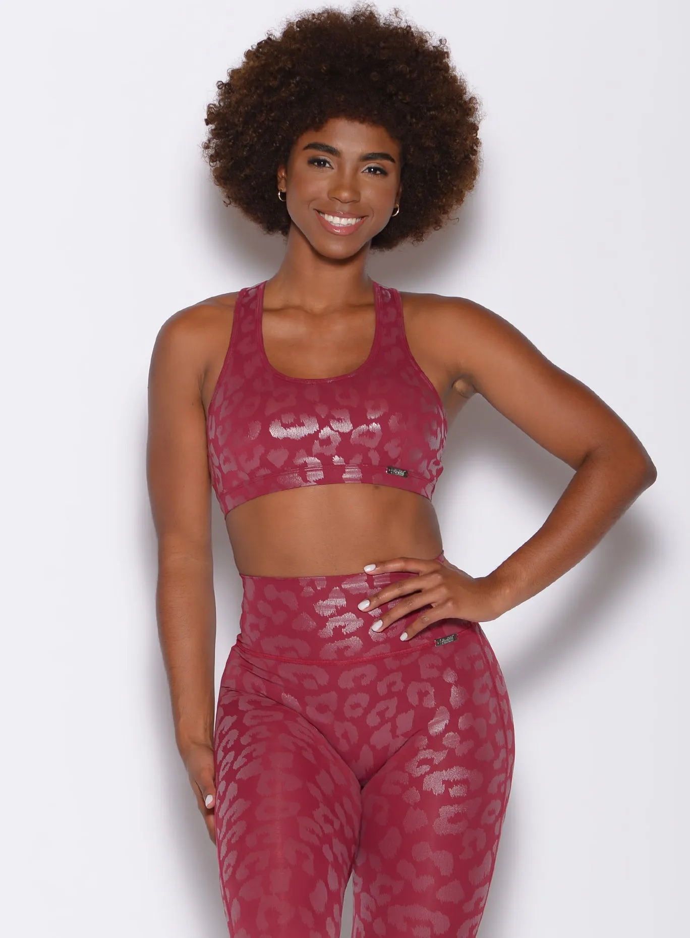 Shine Leopard Bra Bombshell