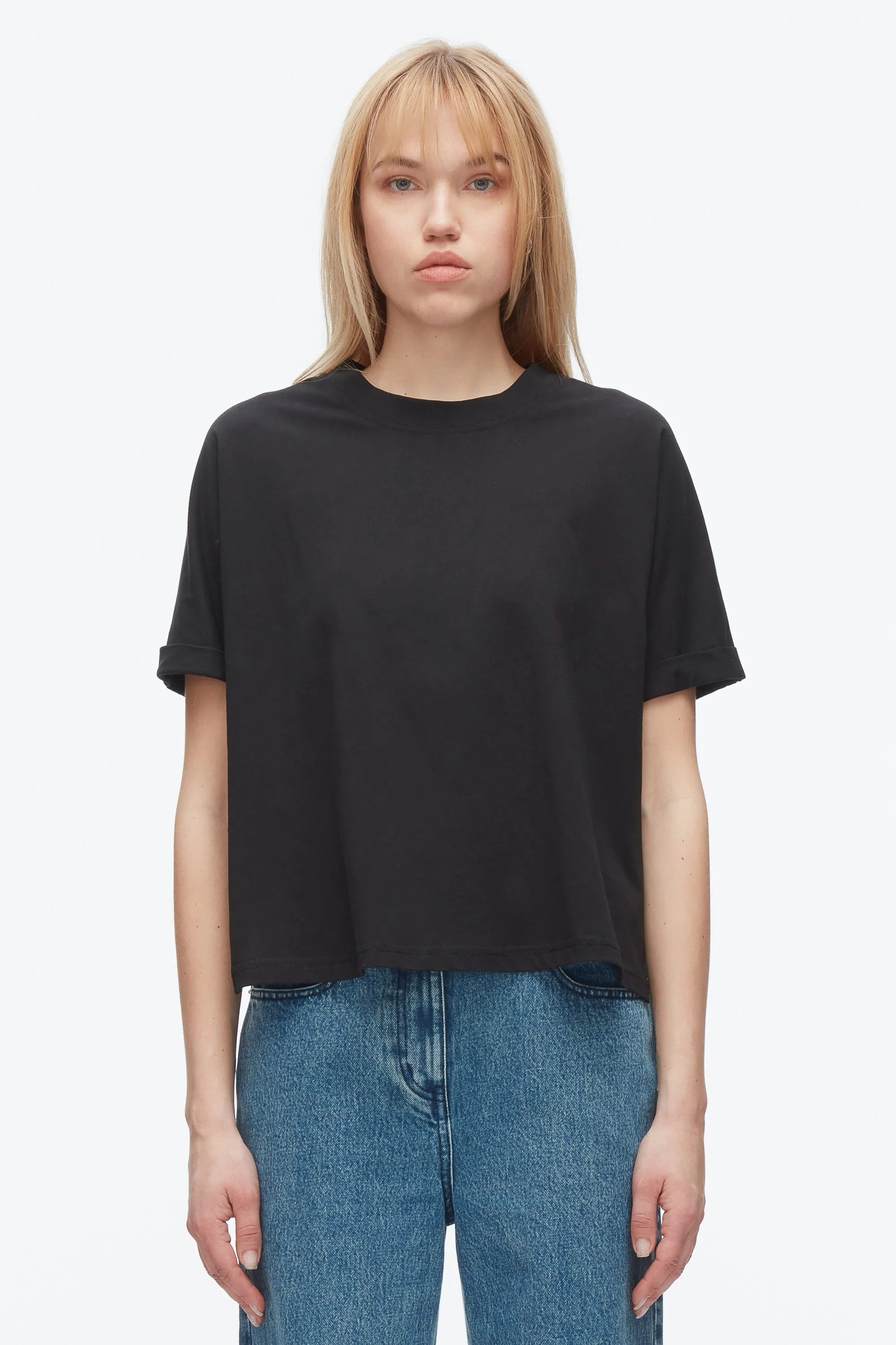 Short Sleeve Tee with Floral Collage Combo