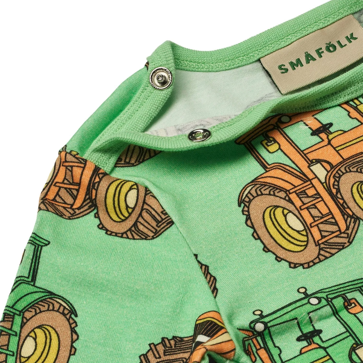 Smfolk Minty Green Tea Langrmet Full suit With Traktorer