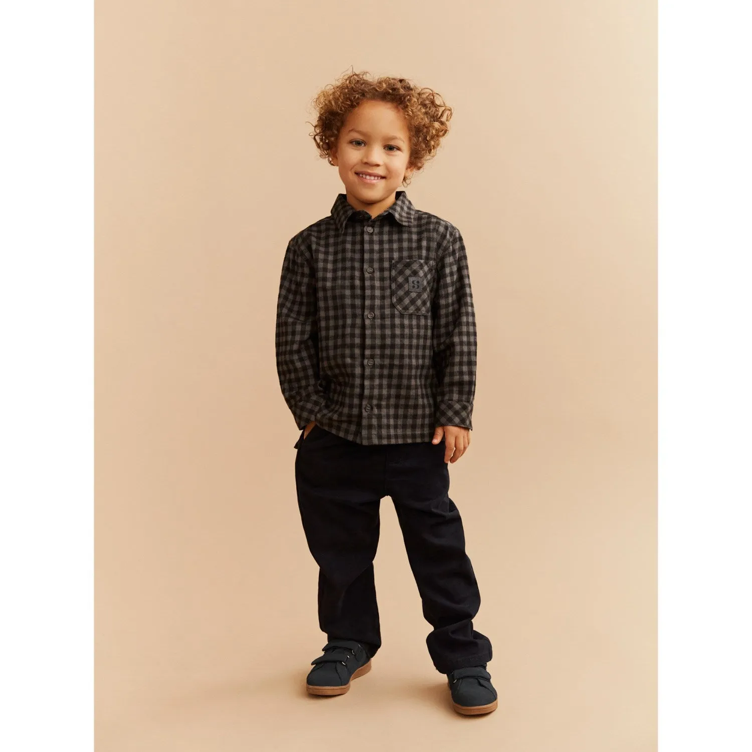 Sofie Schnoor Black Checked Shirt