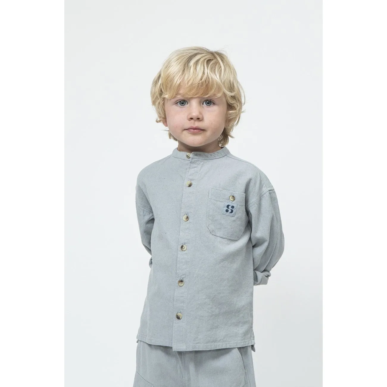 Sofie Schnoor Dusty Blue Shirt