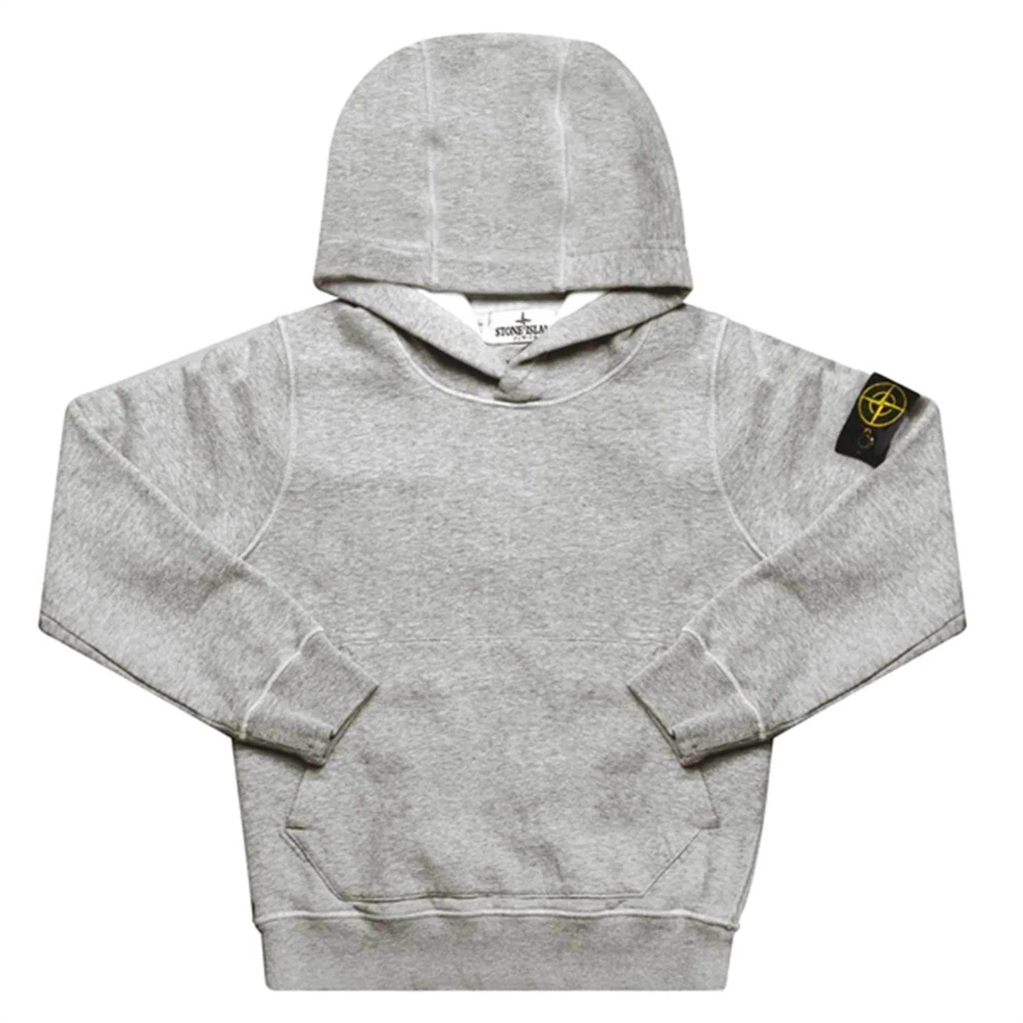 Stone Island Junior Hoodie Grey Melange