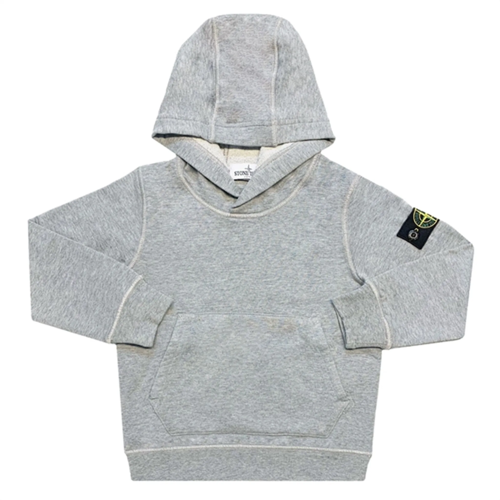 Stone Island Junior Hoodie Grey Melange