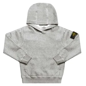 Stone Island Junior Hoodie Grey Melange