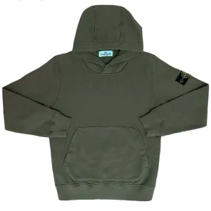 Stone Island Junior Hoodie Musk Green