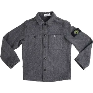 Stone Island Melange Dark Grey Overshirt