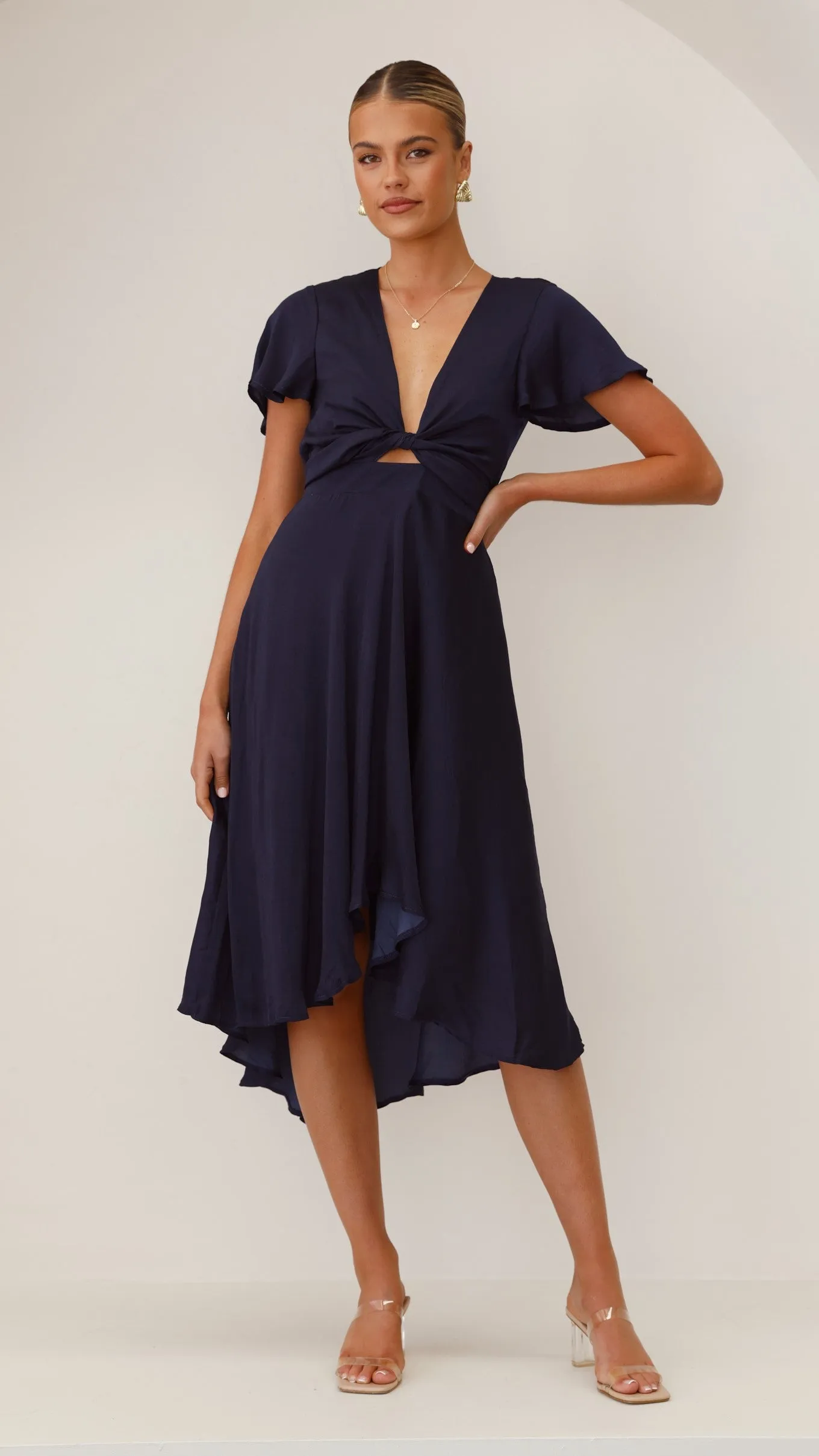 Sunny Daze Dress - Navy Billy J