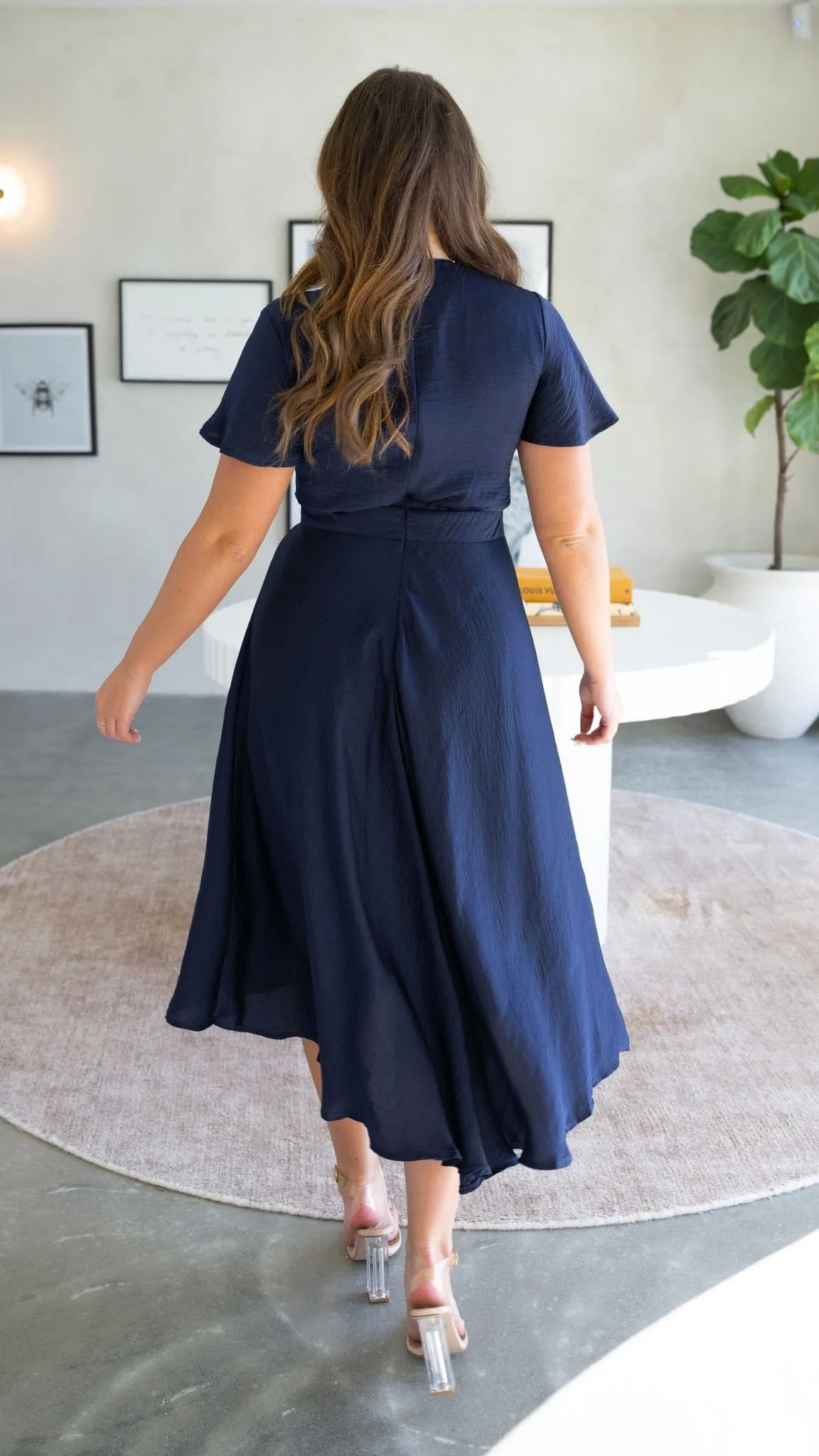 Sunny Daze Dress - Navy Billy J