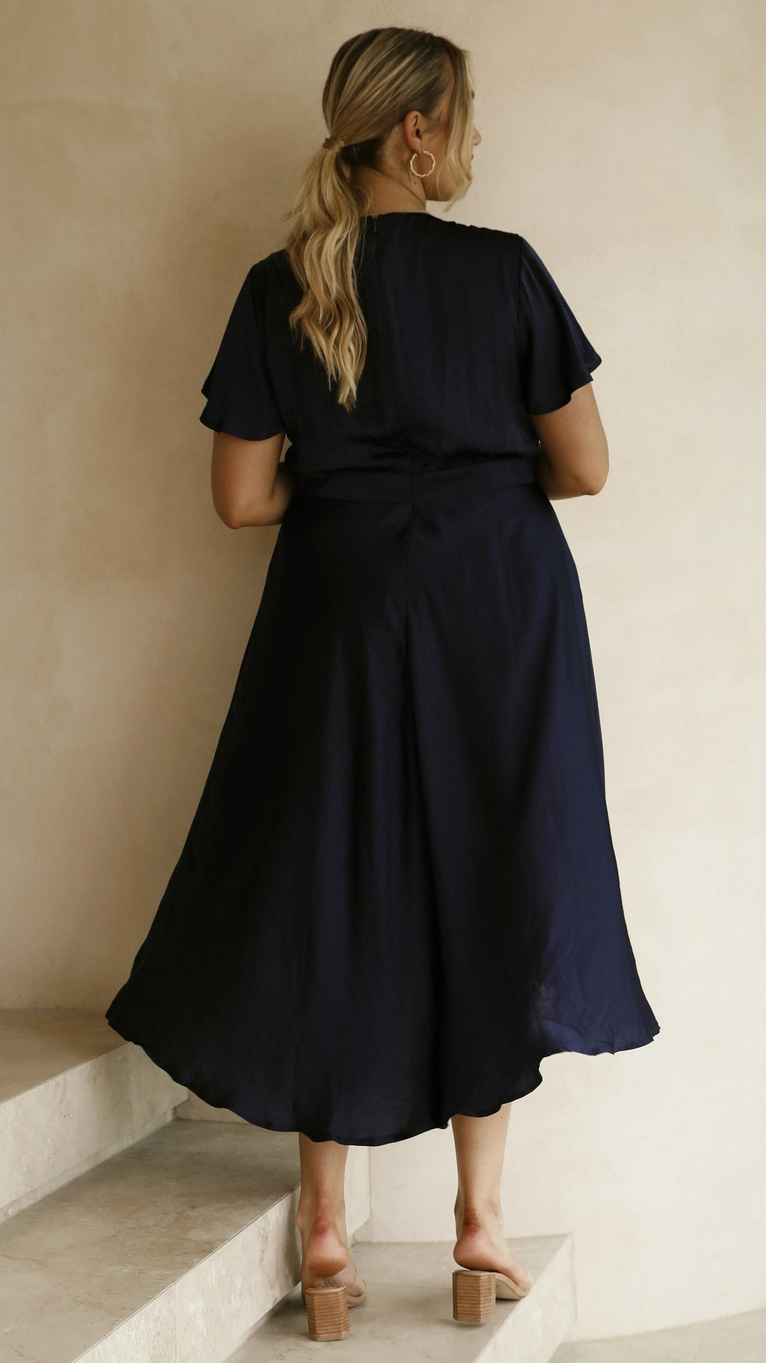 Sunny Daze Dress - Navy Billy J