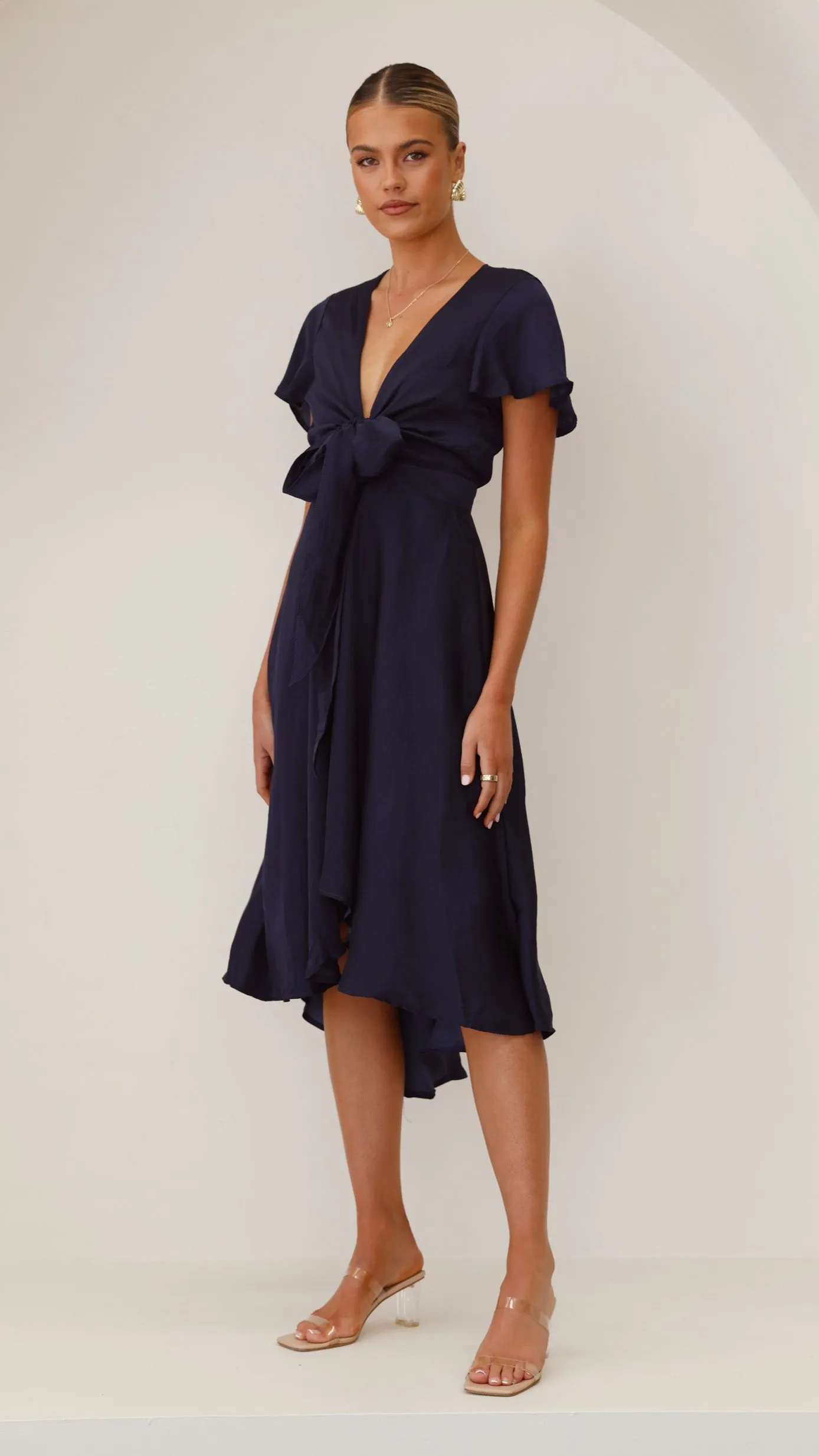 Sunny Daze Dress - Navy Billy J