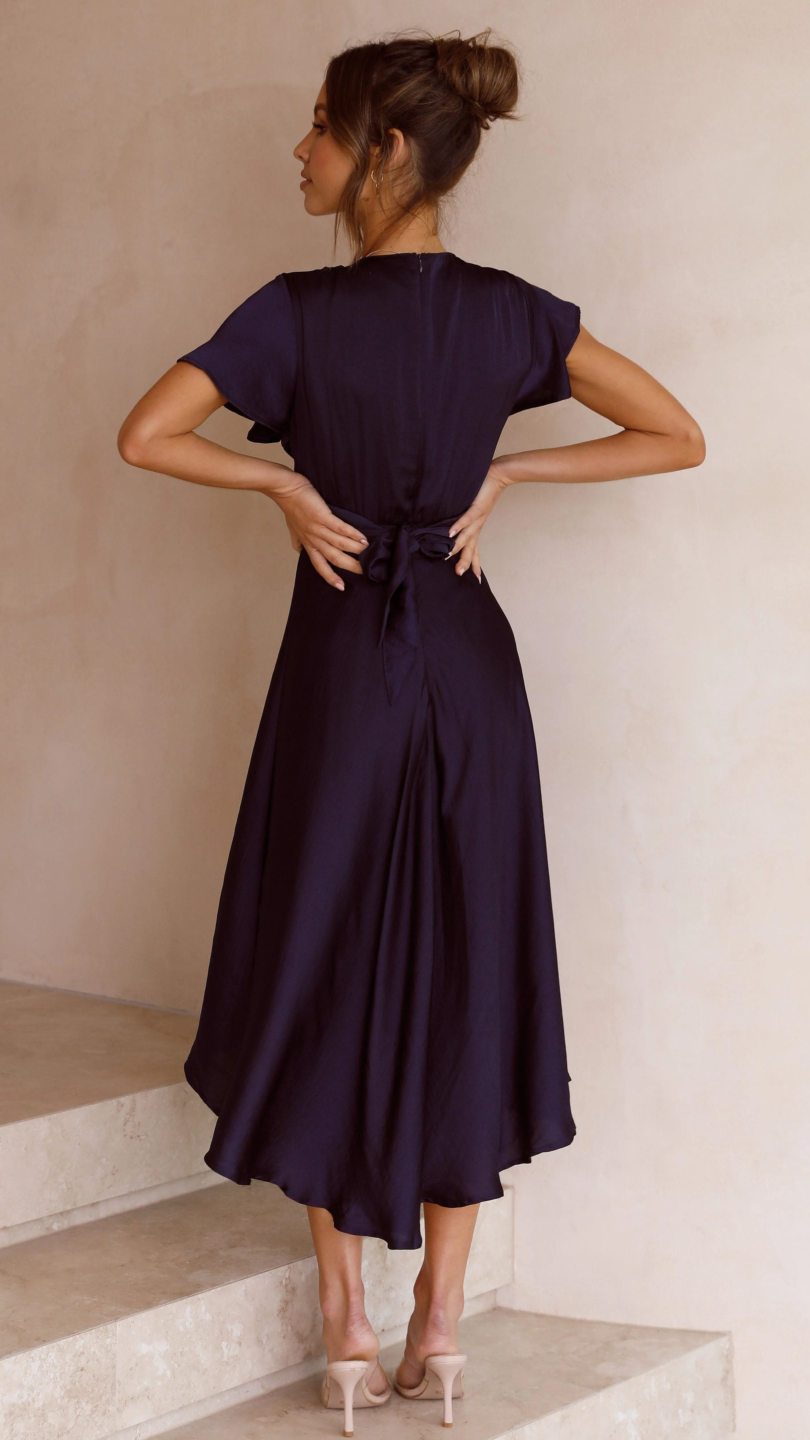 Sunny Daze Dress - Navy Billy J