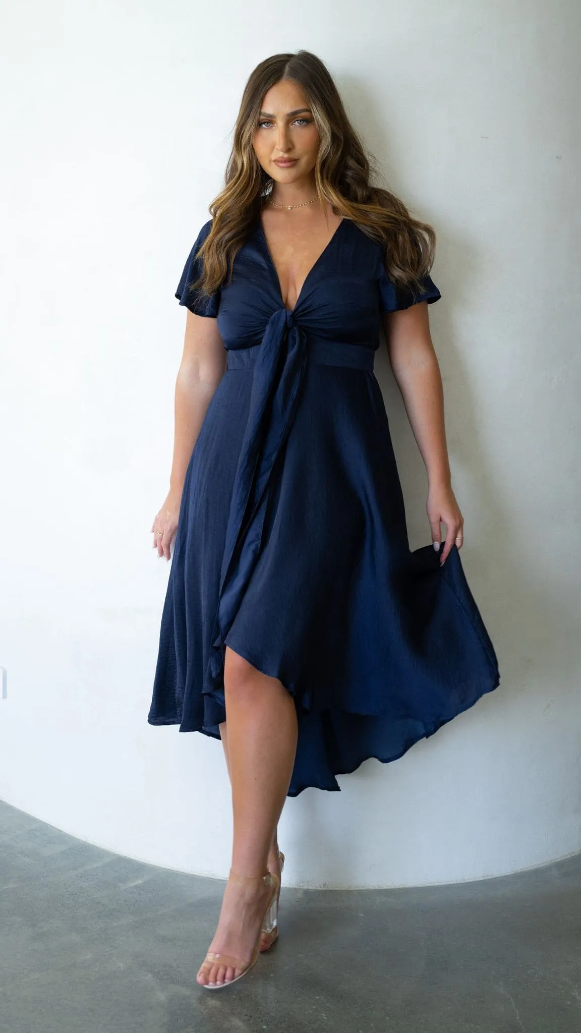 Sunny Daze Dress - Navy Billy J