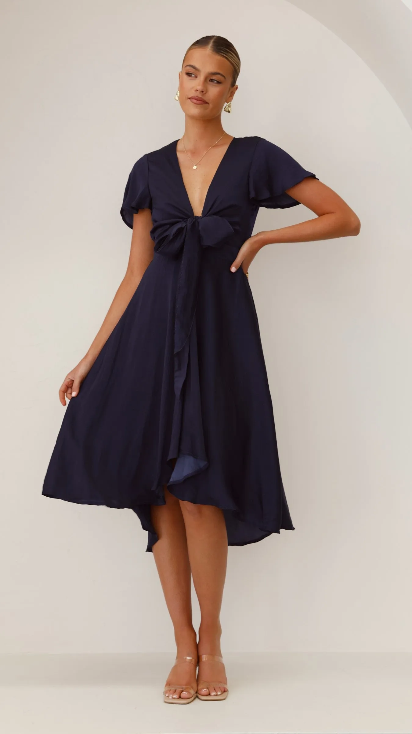 Sunny Daze Dress - Navy Billy J