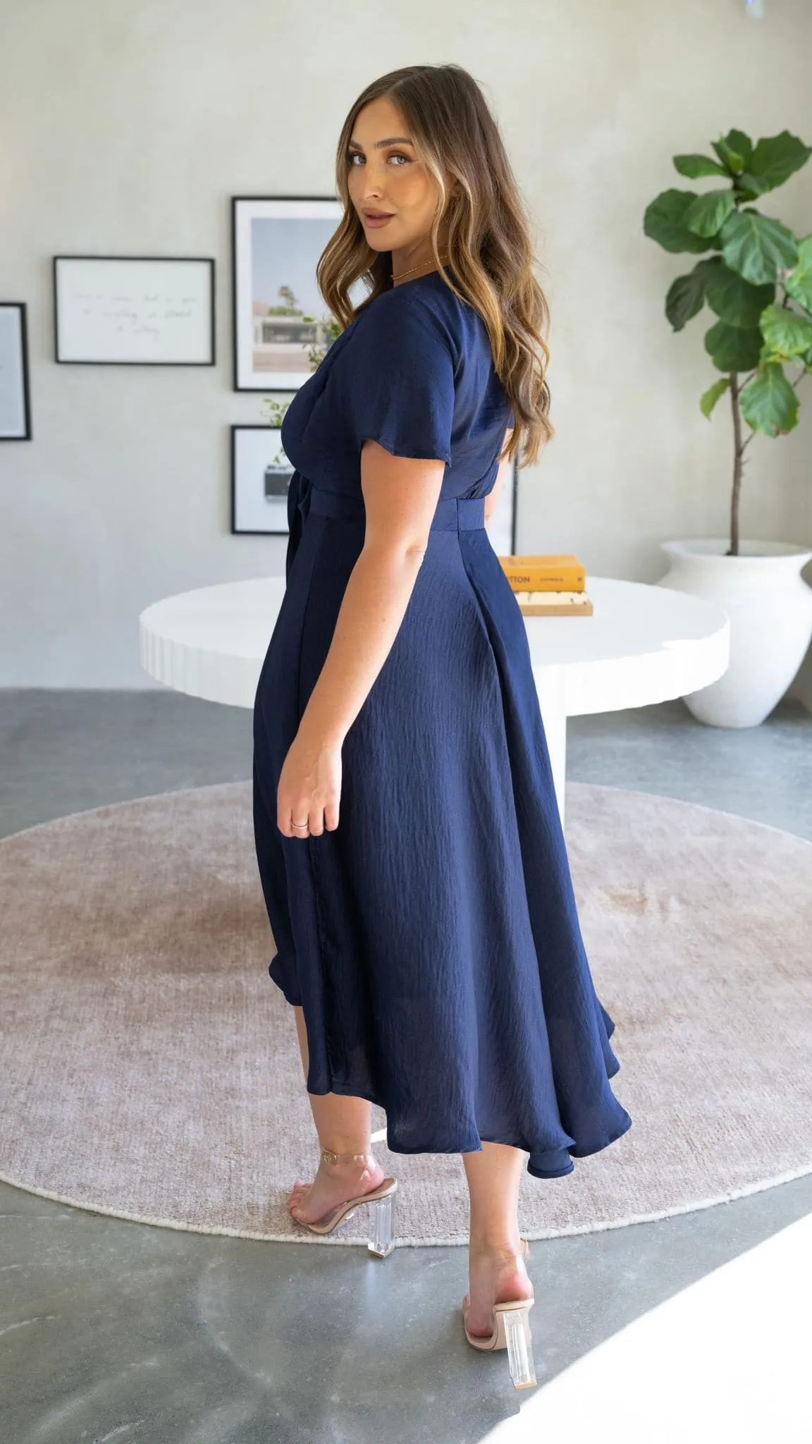 Sunny Daze Dress - Navy Billy J