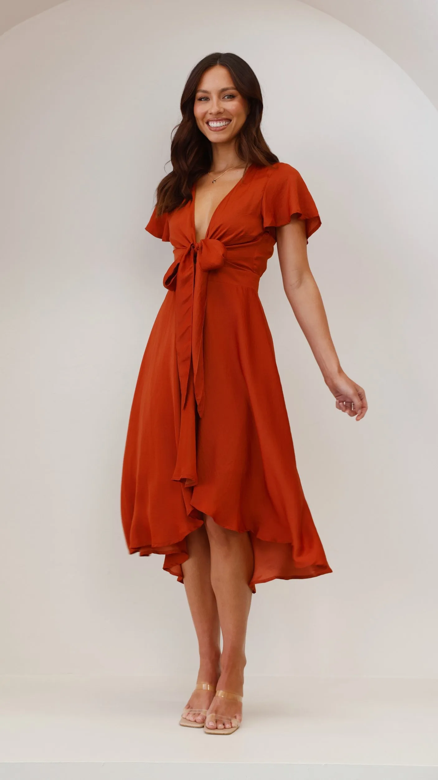 Sunny Daze Dress - Rust Billy J