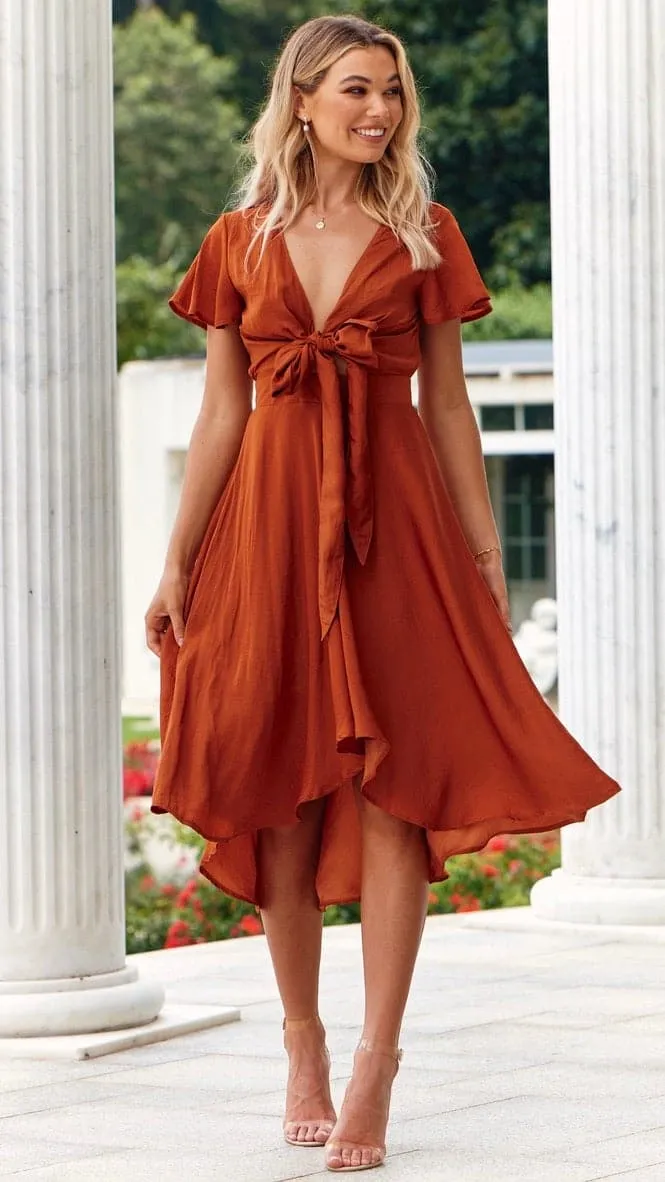 Sunny Daze Dress - Rust Billy J