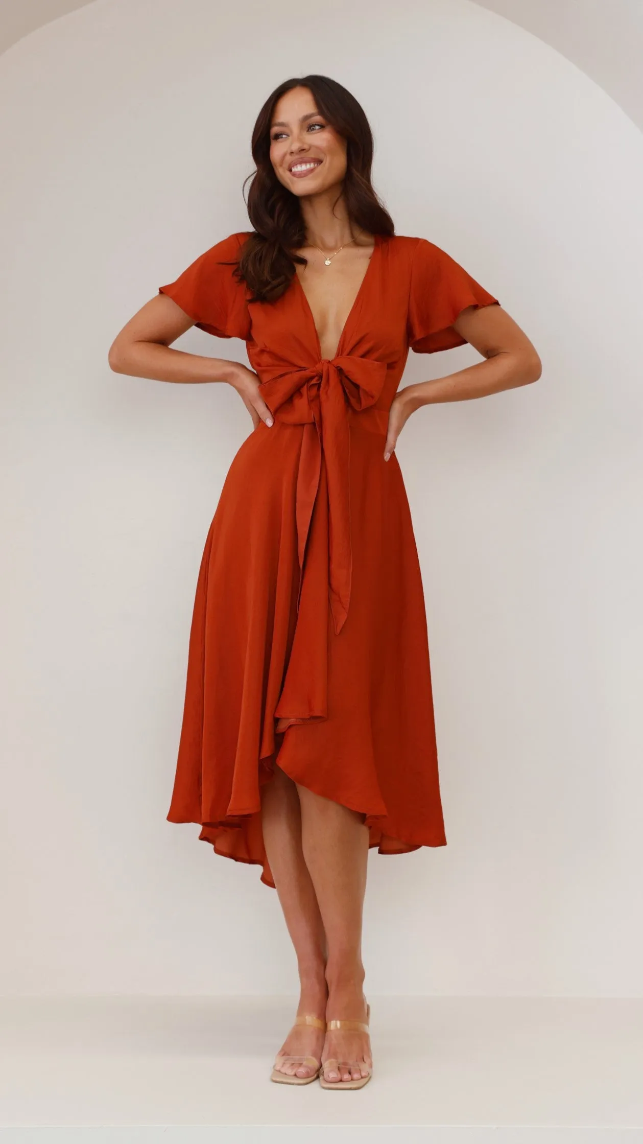 Sunny Daze Dress - Rust Billy J