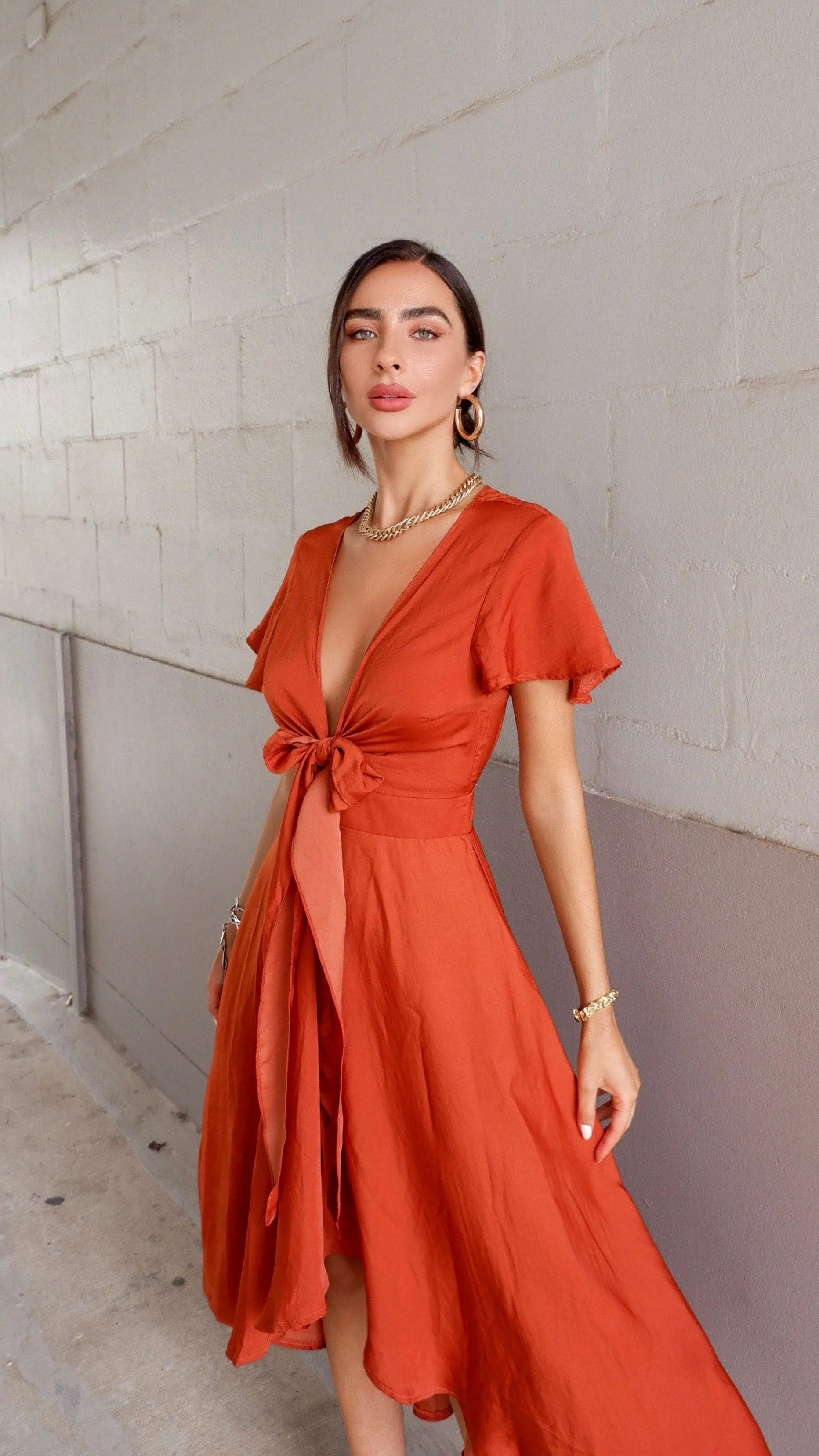 Sunny Daze Dress - Rust Billy J