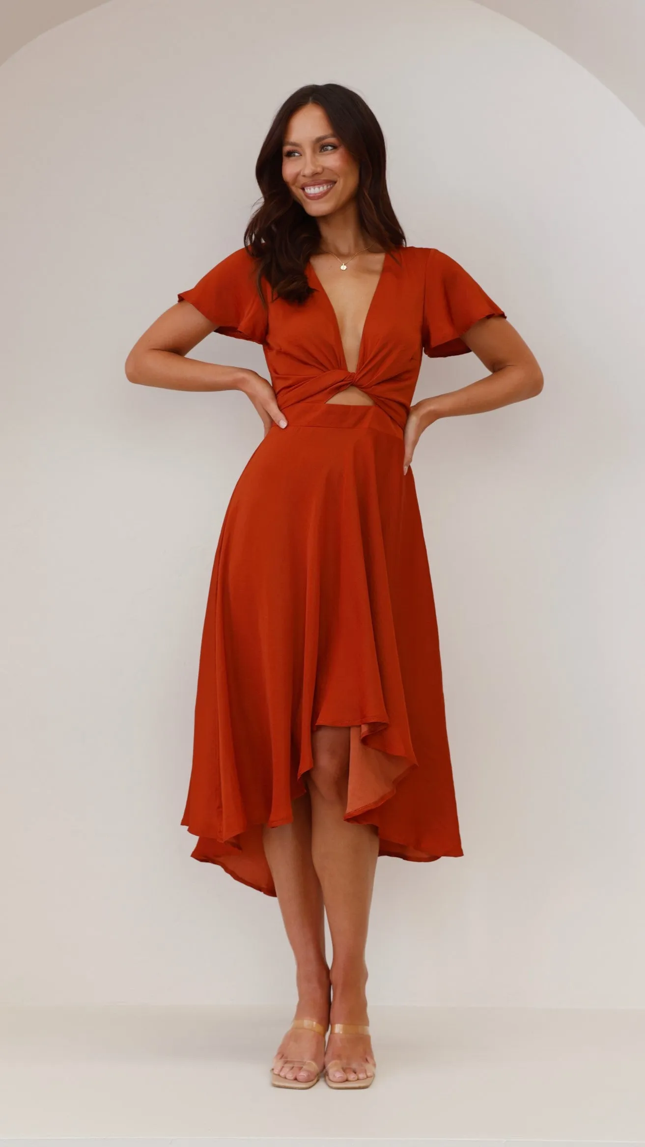 Sunny Daze Dress - Rust Billy J