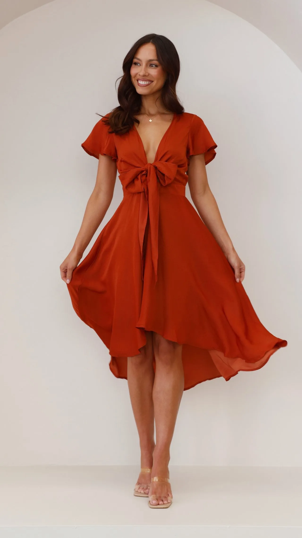 Sunny Daze Dress - Rust Billy J