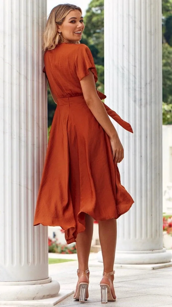 Sunny Daze Dress - Rust Billy J