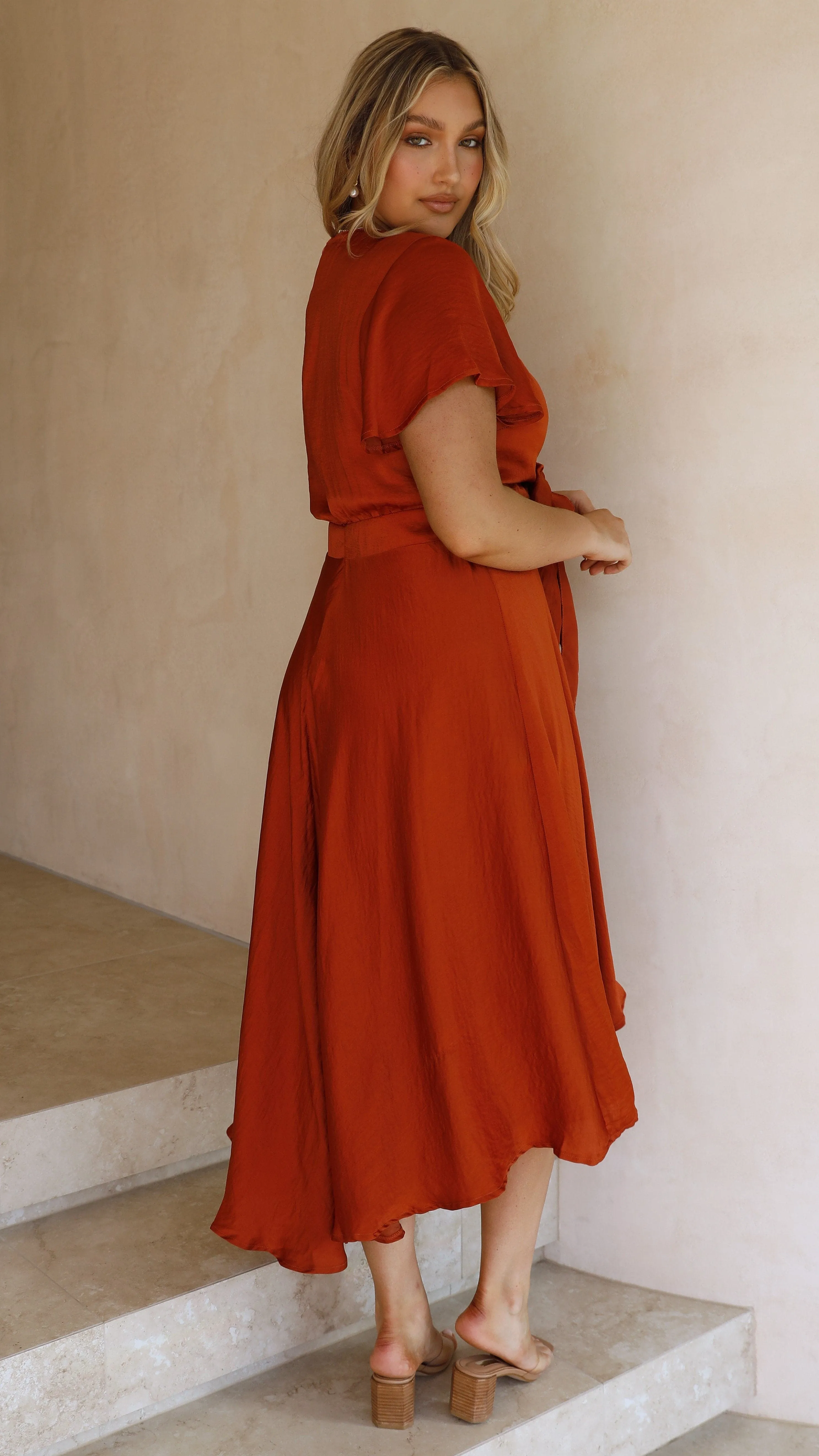 Sunny Daze Dress - Rust Billy J