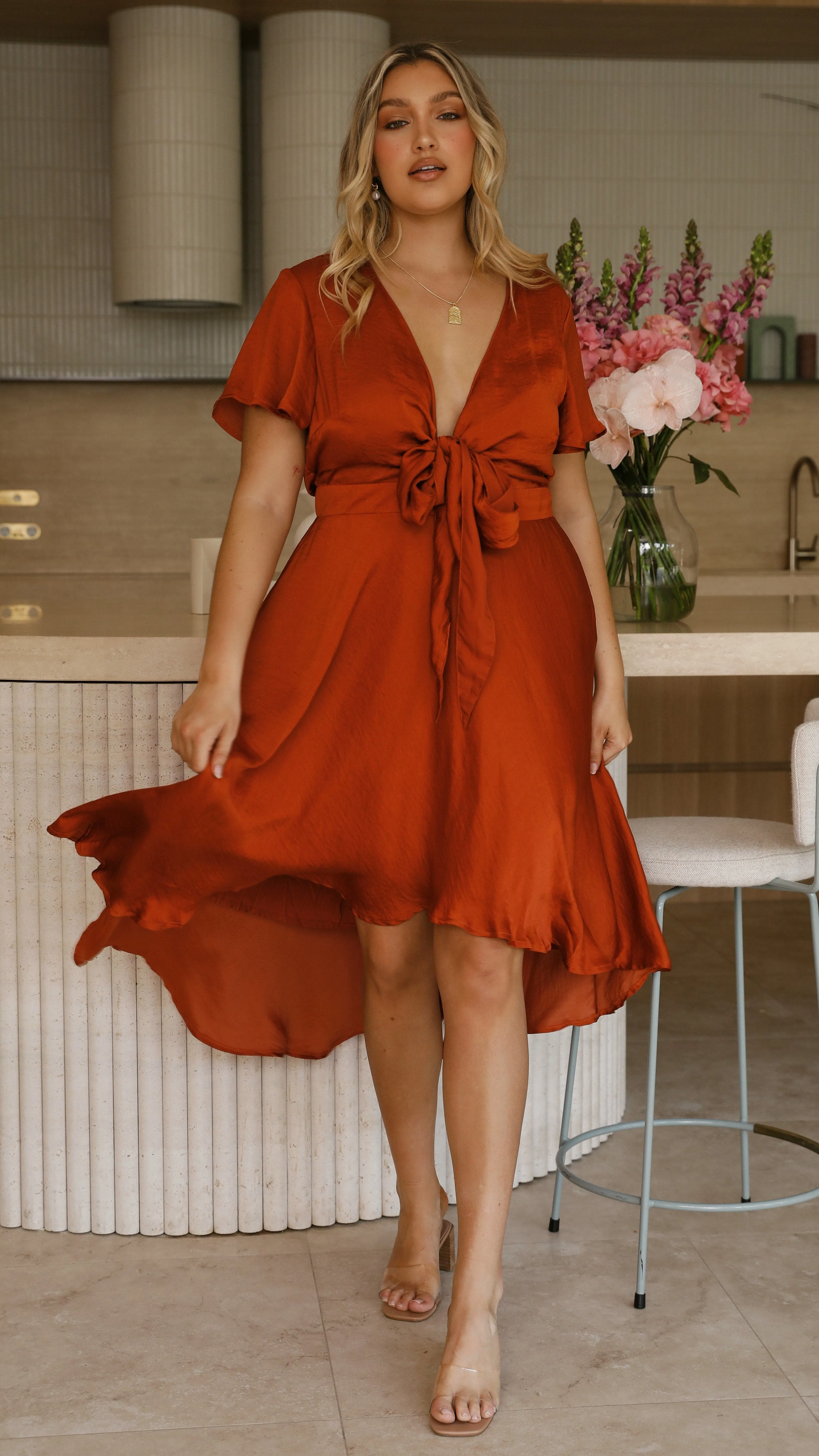 Sunny Daze Dress - Rust Billy J