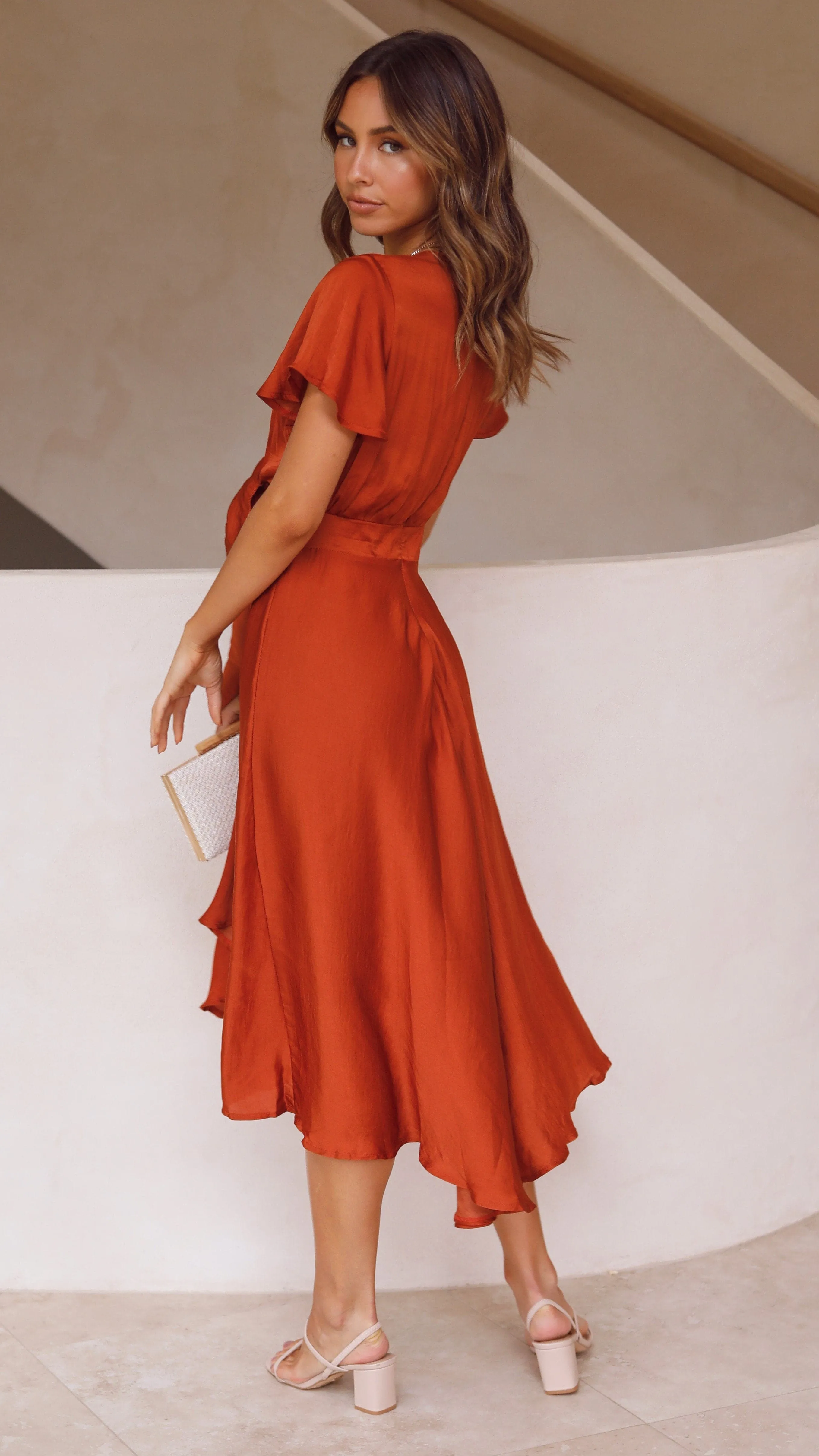 Sunny Daze Dress - Rust Billy J