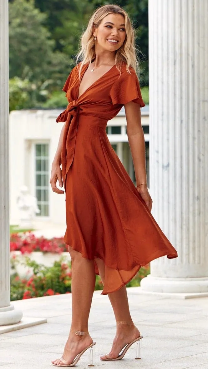 Sunny Daze Dress - Rust Billy J