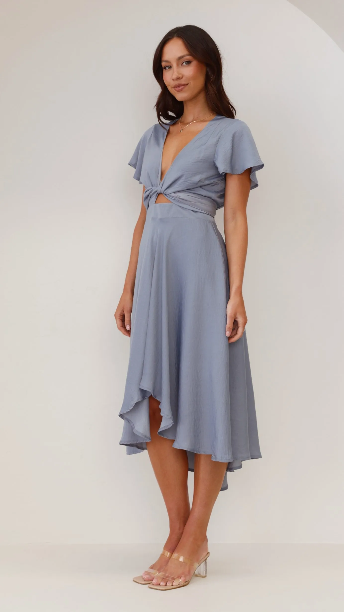 Sunny Daze Dress - Steel Blue Billy J