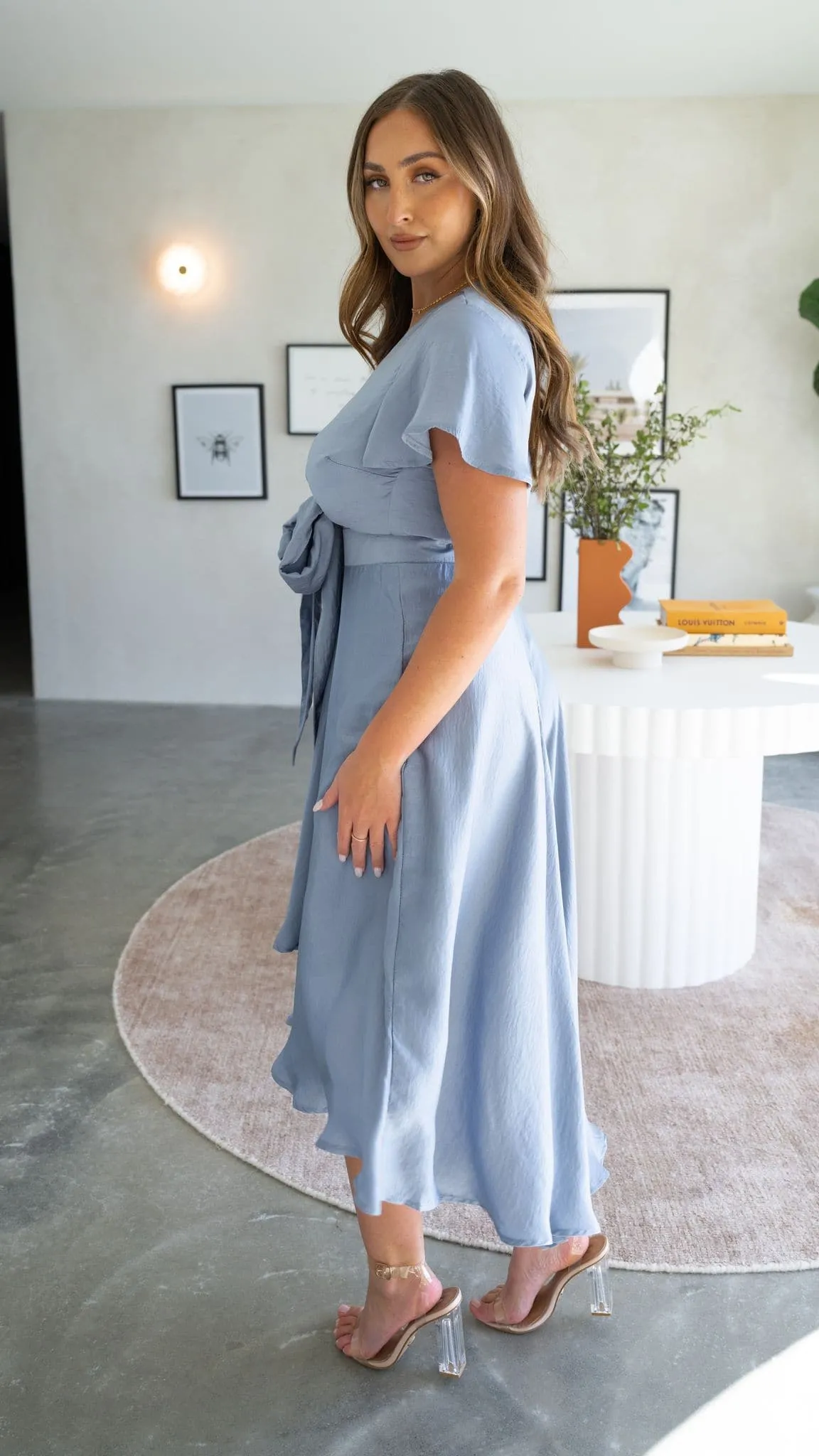 Sunny Daze Dress - Steel Blue Billy J