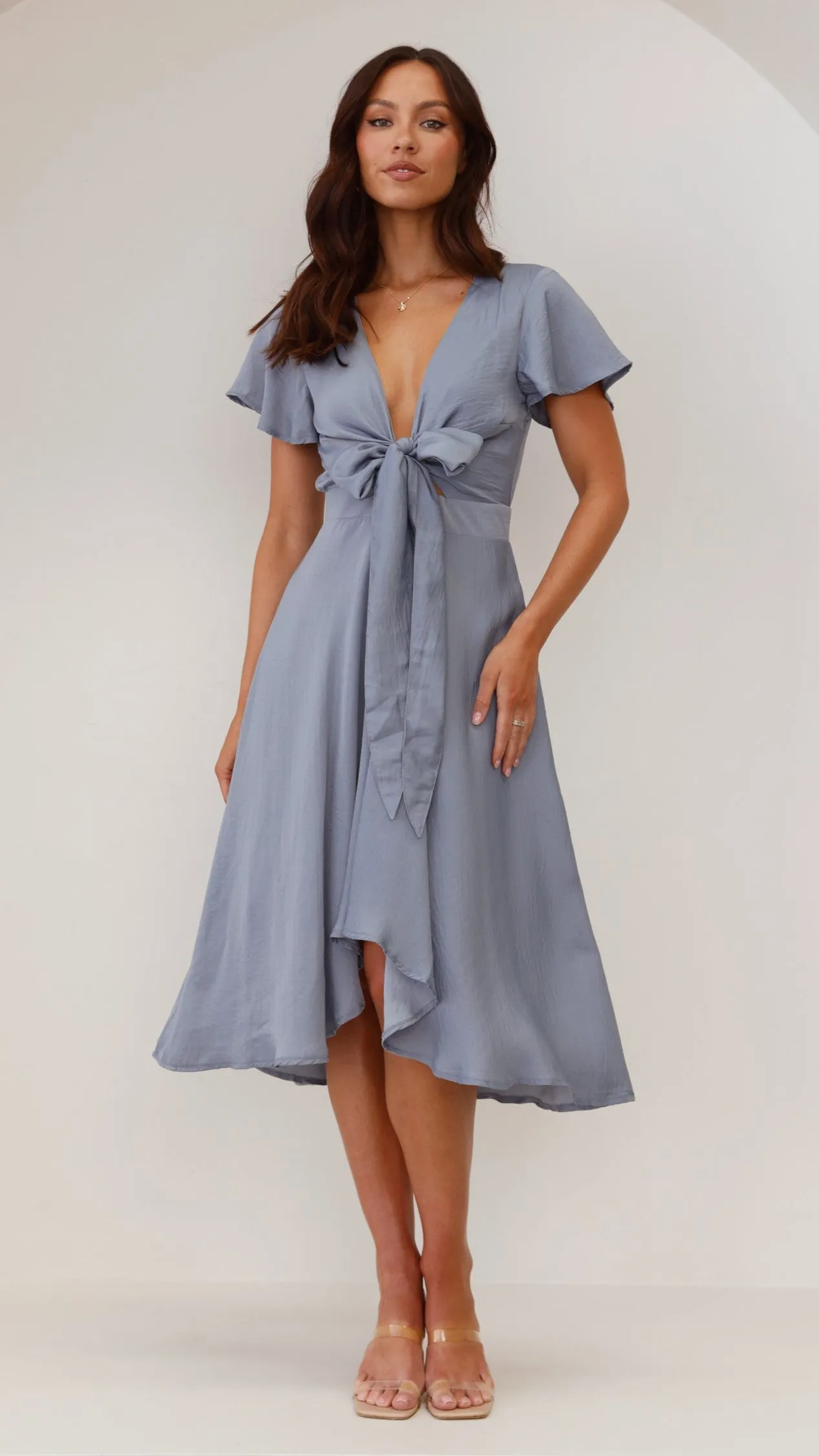 Sunny Daze Dress - Steel Blue Billy J