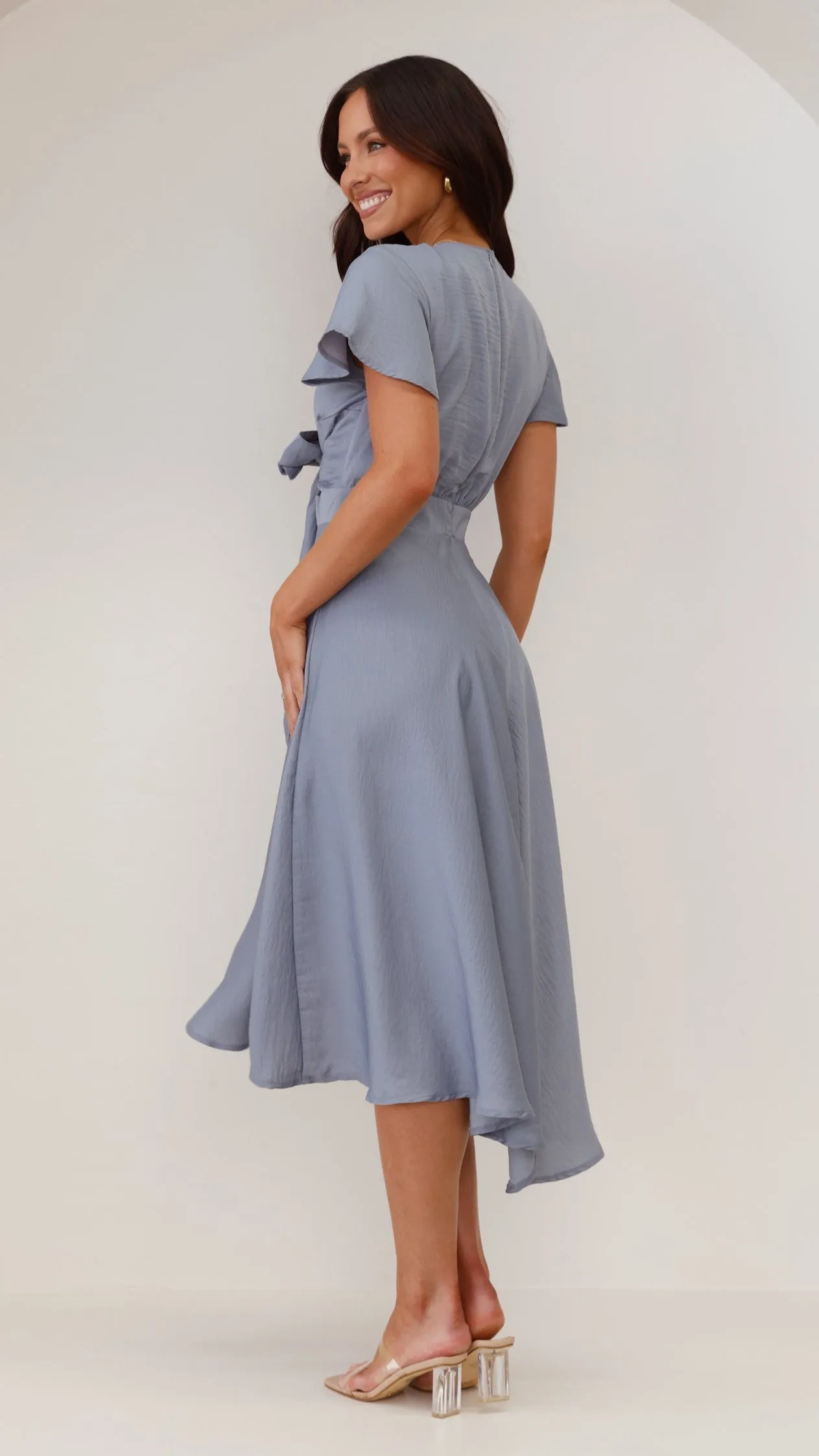 Sunny Daze Dress - Steel Blue Billy J