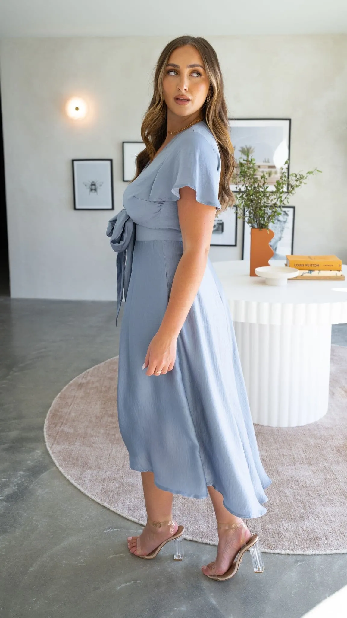 Sunny Daze Dress - Steel Blue Billy J